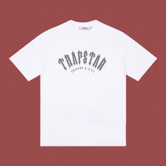 TRAPSTAR Crystal Arch Logo T-Shirt White