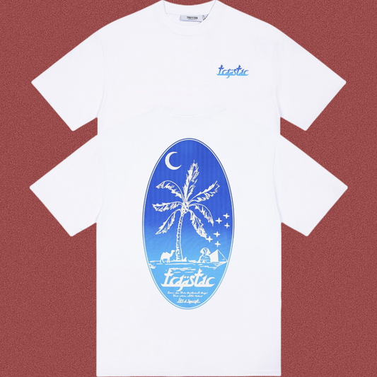 TRAPSTAR Palm Tree Graphic T-Shirt White