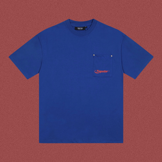 TRAPSTAR Pocket Logo T-Shirt Blue