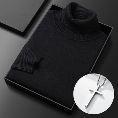 ⏳ Hot Sale!  ⏰Men's Solid Color Premium Turtleneck Sweater👔