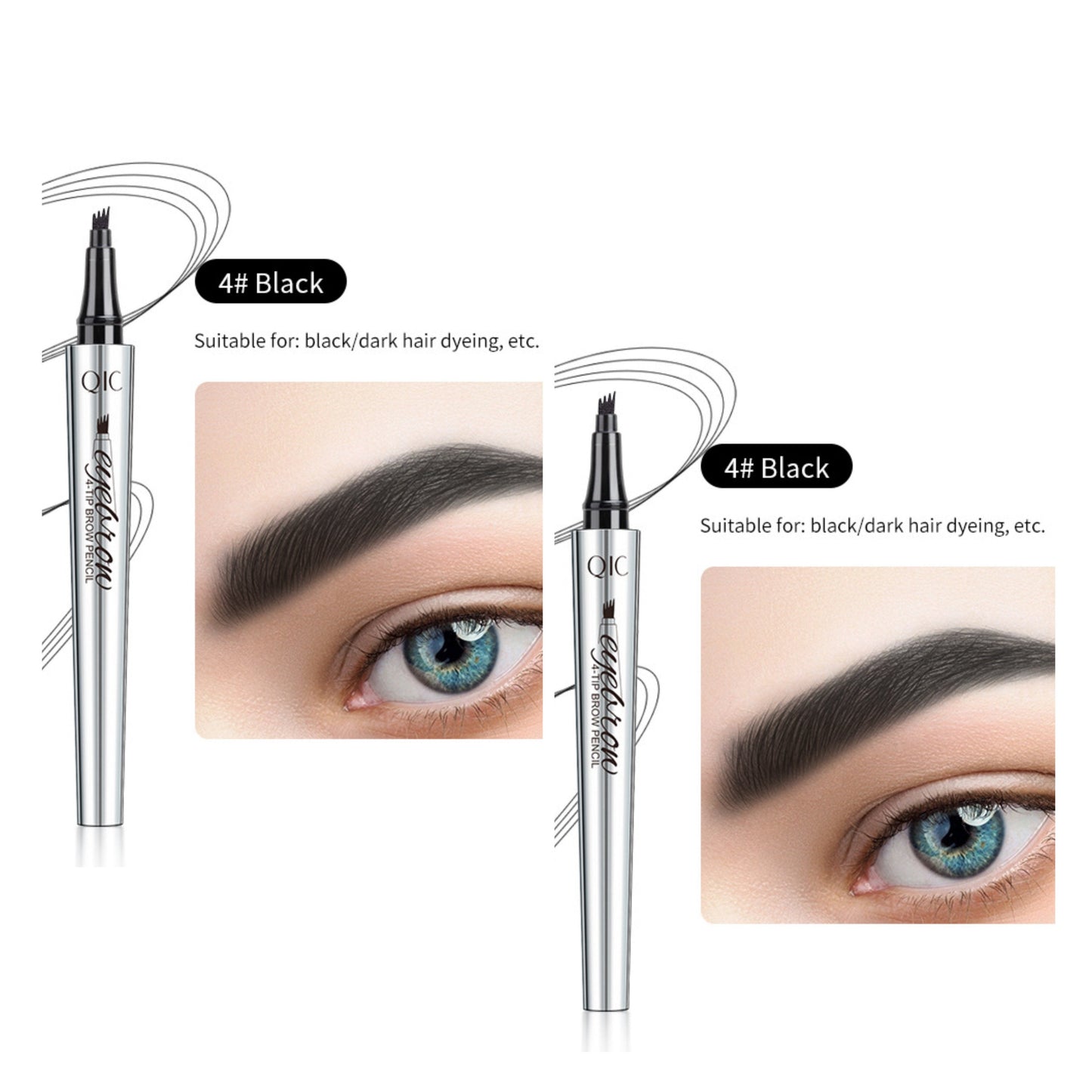 💓Buy 1 Get 1 Free 💓Waterproof & 4 Tips for Natural Brows!