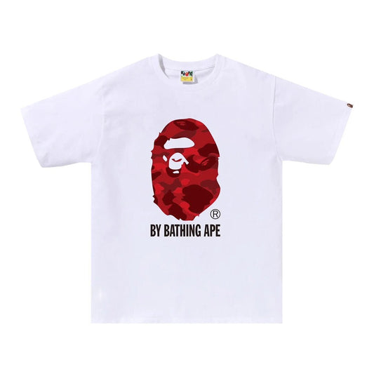 BAPE Color Camo By Bathing Ape Tee 'White/Red'