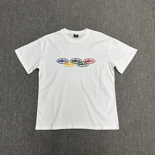 Vintage Graphic Print Casual T-Shirt Unisex Streetwear Short Sleeve Tee