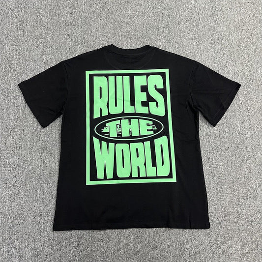 Cartoon Graphic Print Oversized T-Shirt Streetwear Casual Short Sleeve Tee