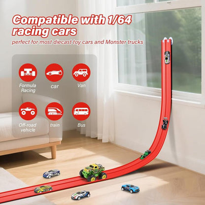 🎄🎁 2025 Christmas Surprise Gift: DIY Hot Wheels Racetrack Racing Toy 🚗✨