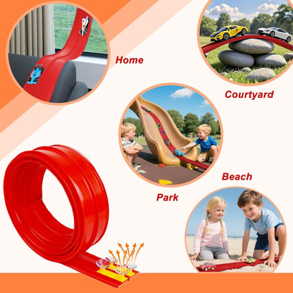 🎄🎁 2025 Christmas Surprise Gift: DIY Hot Wheels Racetrack Racing Toy 🚗✨