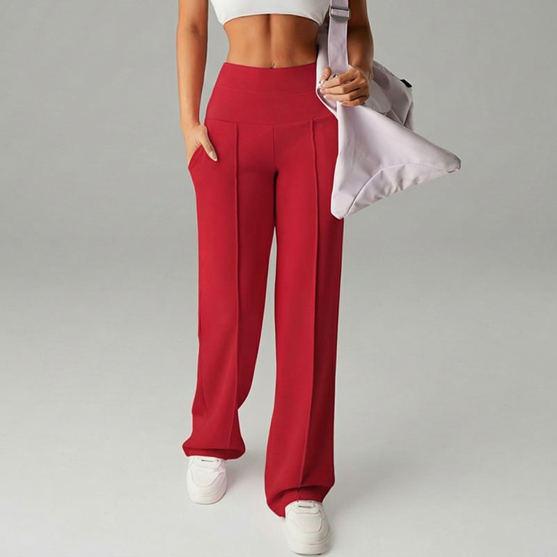 💗LAST DAY SALE 50% OFF⚡50K+ SOLD💕Women's Plain Loose Straight Leg Pants