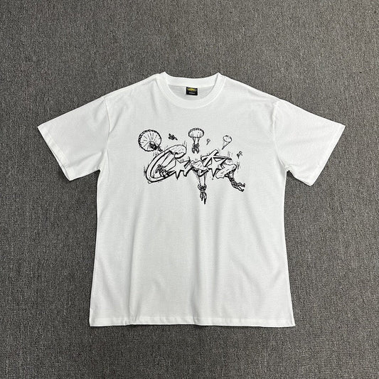 Vintage Graphic Print Streetwear T-Shirt Unisex Oversized Casual Cotton Tee
