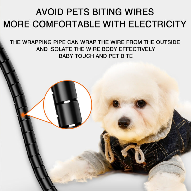 🔥Buy 1 Get 1 FREE🎁Anti-bite Cable Ties For Cable Organizers | Wires Cover Cables Sleeve🛡️
