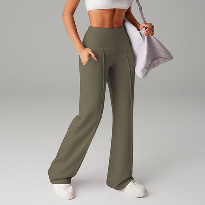 💗LAST DAY SALE 50% OFF⚡50K+ SOLD💕Women's Plain Loose Straight Leg Pants