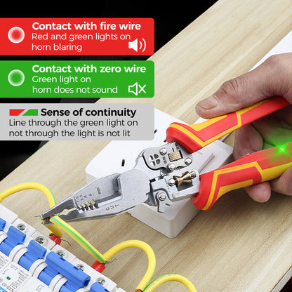 🔥2025 HOT SALE 50% OFF 🔥New🔥8-in-1 Wire Stripper with Voltage Meter🚀