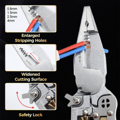 🔥2025 HOT SALE 50% OFF 🔥New🔥8-in-1 Wire Stripper with Voltage Meter🚀