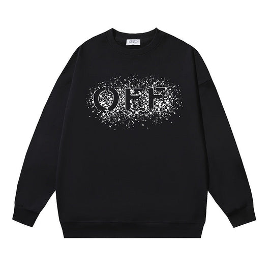OFF WHITE Spray Logo Crewneck Sweatshirt
