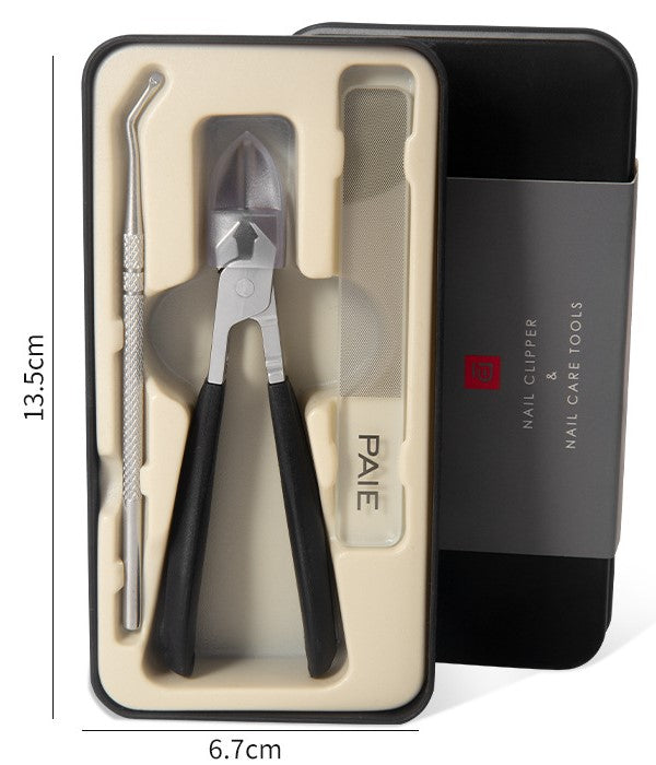 🔥2026 Hot Sale🔥 Anti-Splash 25° Slant Edge Nail Clipper 3-Piece Set