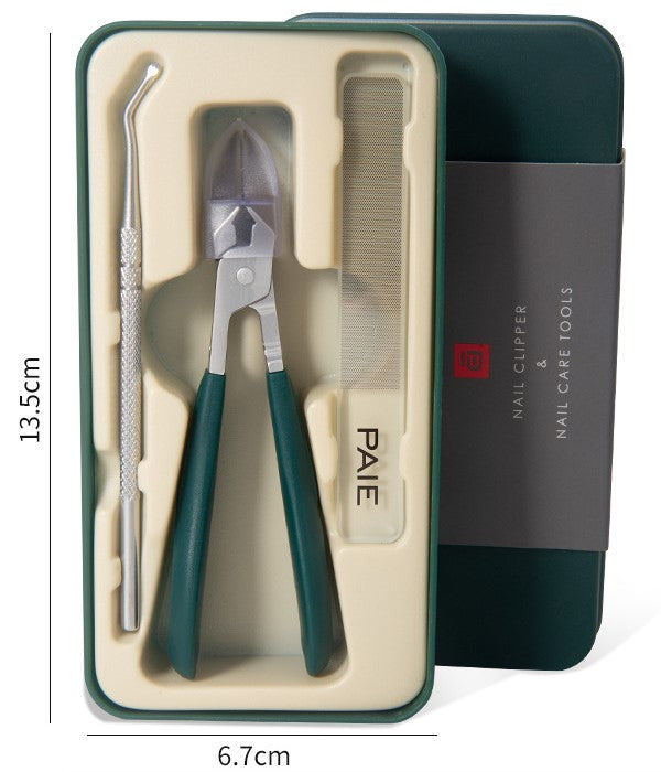 🔥2026 Hot Sale🔥 Anti-Splash 25° Slant Edge Nail Clipper 3-Piece Set