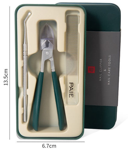🔥2026 Hot Sale🔥 Anti-Splash 25° Slant Edge Nail Clipper 3-Piece Set