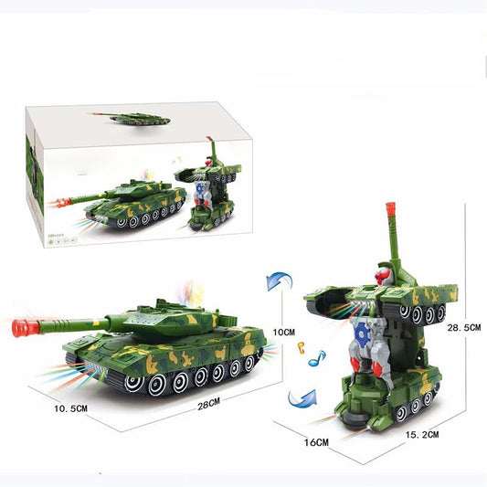 🎁Best Gift For Kid🥳Electric Universal Deformation Police Toy Car