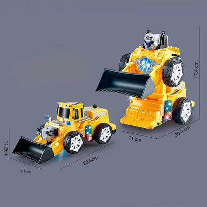 🎁Best Gift For Kid🥳Electric Universal Deformation Police Toy Car