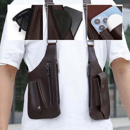 ⏳Limited-time 50% off⏰Double Shoulder Strap Multi-Pocket Outdoor Anti-Theft Tactical Bag💼