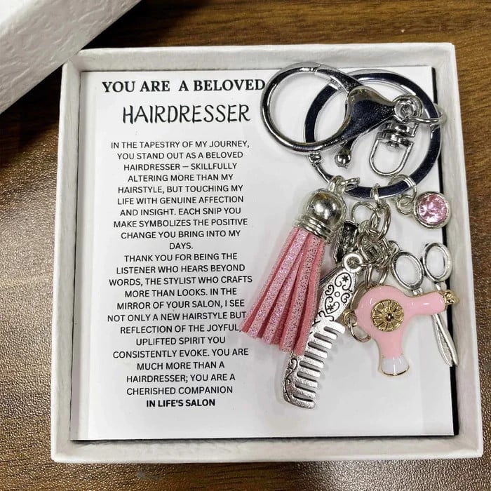 🎁💕Hairstylist Gift Keychain