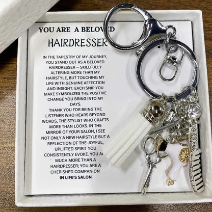 🎁💕Hairstylist Gift Keychain