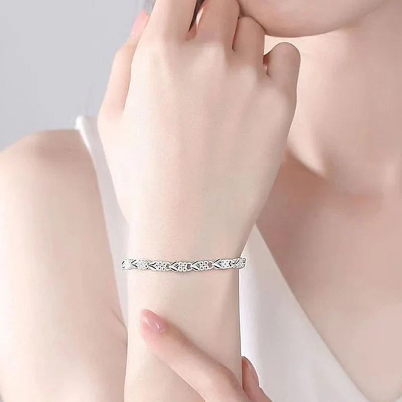 Elegant Blue Necklace Ring Earrings Set