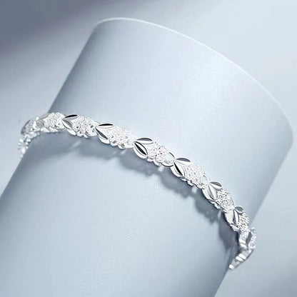 Elegant Blue Necklace Ring Earrings Set