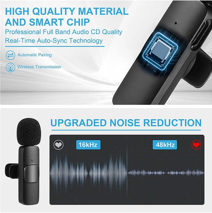 🔥New Hot Selling🪢New Wireless Lavalier Microphone
