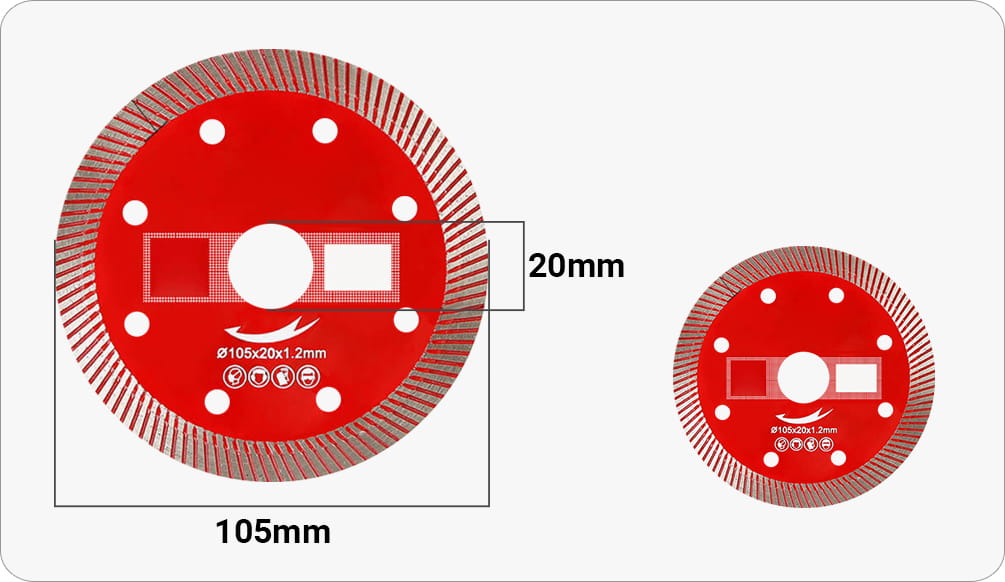 Ultra-thin master（50%OFF） cutting discs for corrugated tiles.
