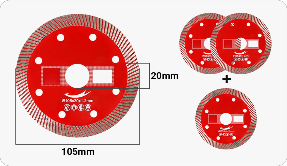 Ultra-thin master（50%OFF） cutting discs for corrugated tiles.