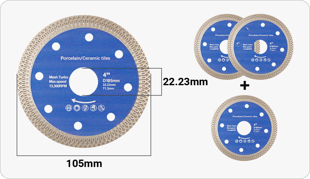 Ultra-thin master（50%OFF） cutting discs for corrugated tiles.