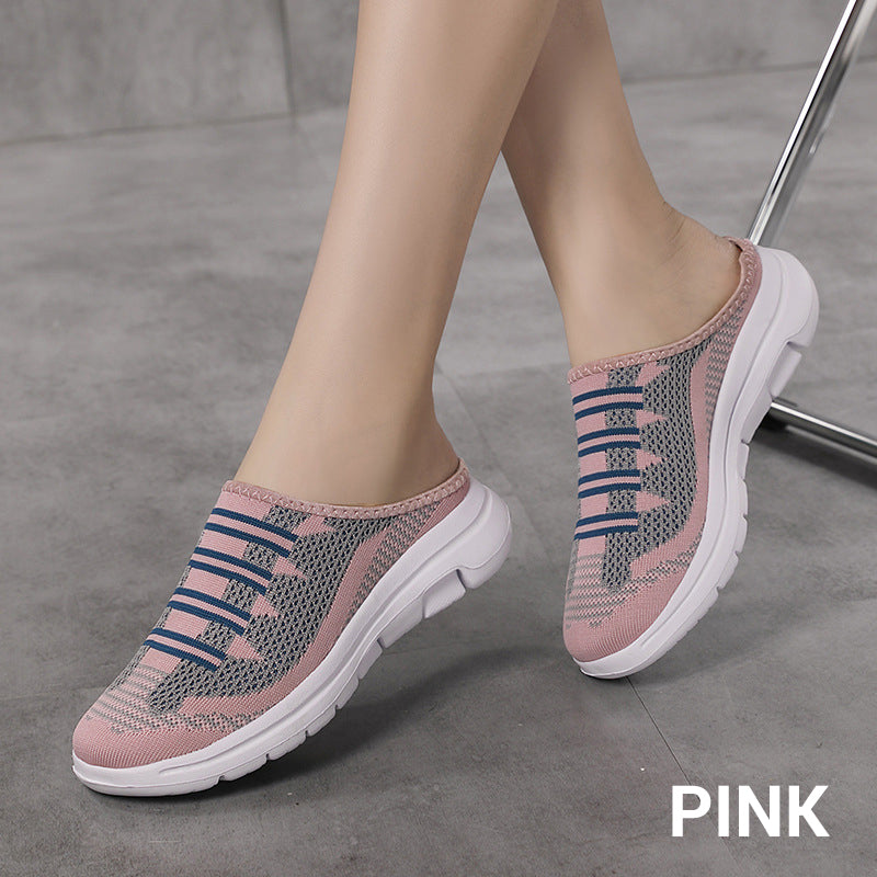 Comfortable & Breathable Closed-Toe Slide Slippers