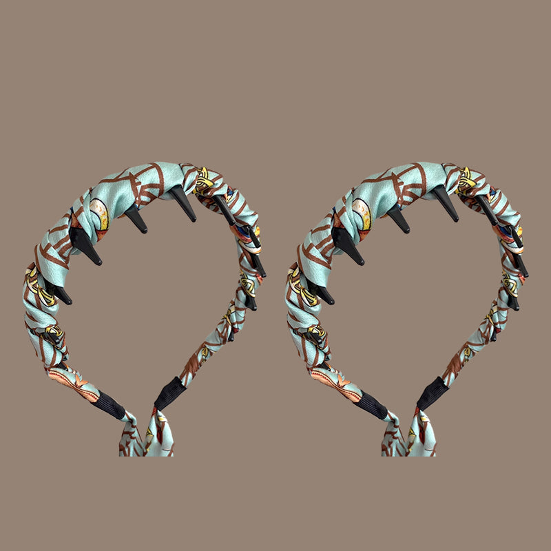 Pretty Everyday Wrap Headband with Comb Teeth