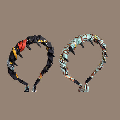 Pretty Everyday Wrap Headband with Comb Teeth