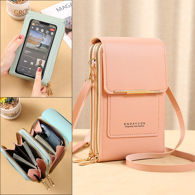 👜 50% OFF NOW! 📱 Women's Touch Screen Messenger Bag – Smart Phone Charging, Anti-Theft & Water-Resistant ✨