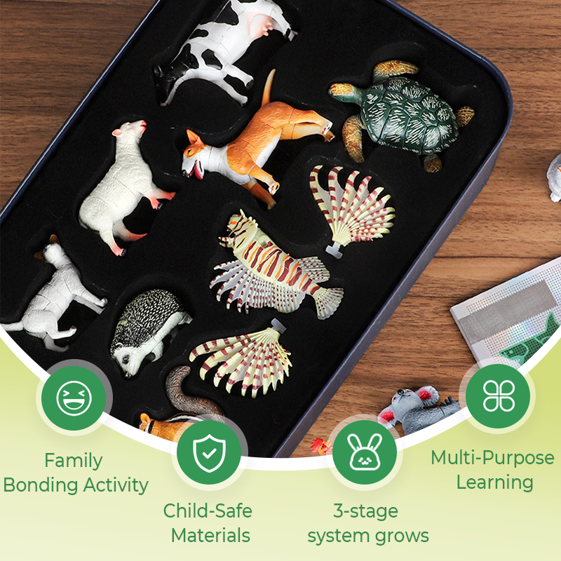 🎁🏆CHRISTMAS GIFT IDEA 50% OFF!!🐞 Insect & Animal Slot-Assembly Toys🎄