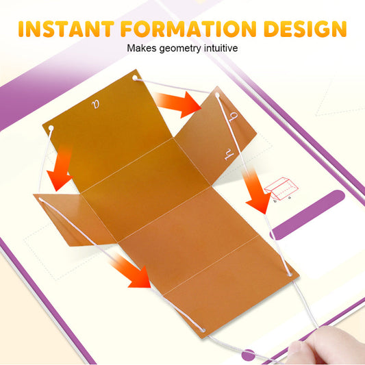 🔥New Upgrades👶✨Pull String 3D Geometry Learning Book
