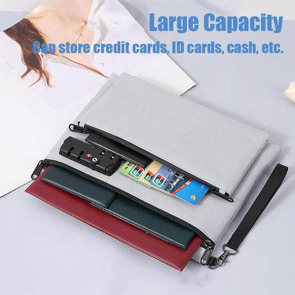 🌞Summer Sale 50% OFF🔥Double Layer Money Bag With Lock