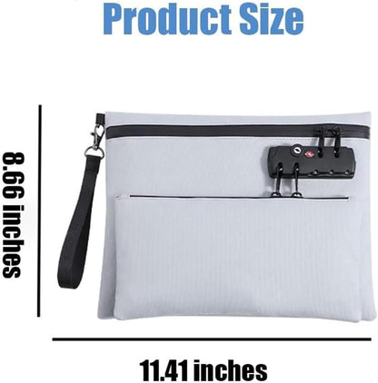 🌞Summer Sale 50% OFF🔥Double Layer Money Bag With Lock