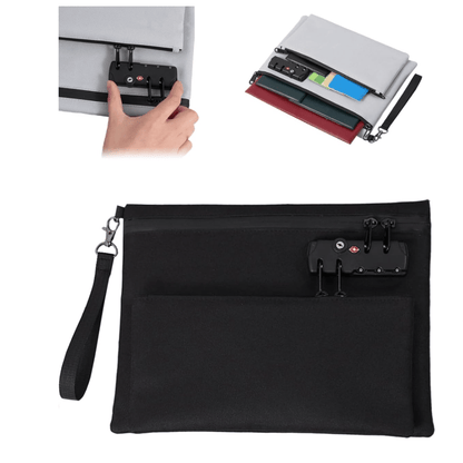 🌞Summer Sale 50% OFF🔥Double Layer Money Bag With Lock