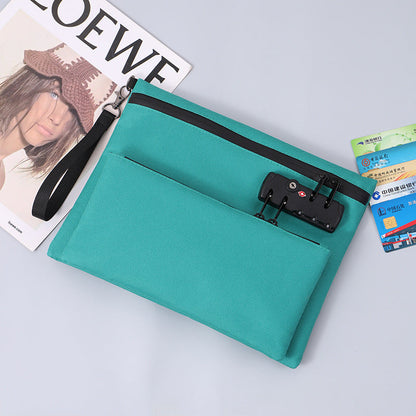 🌞Summer Sale 50% OFF🔥Double Layer Money Bag With Lock