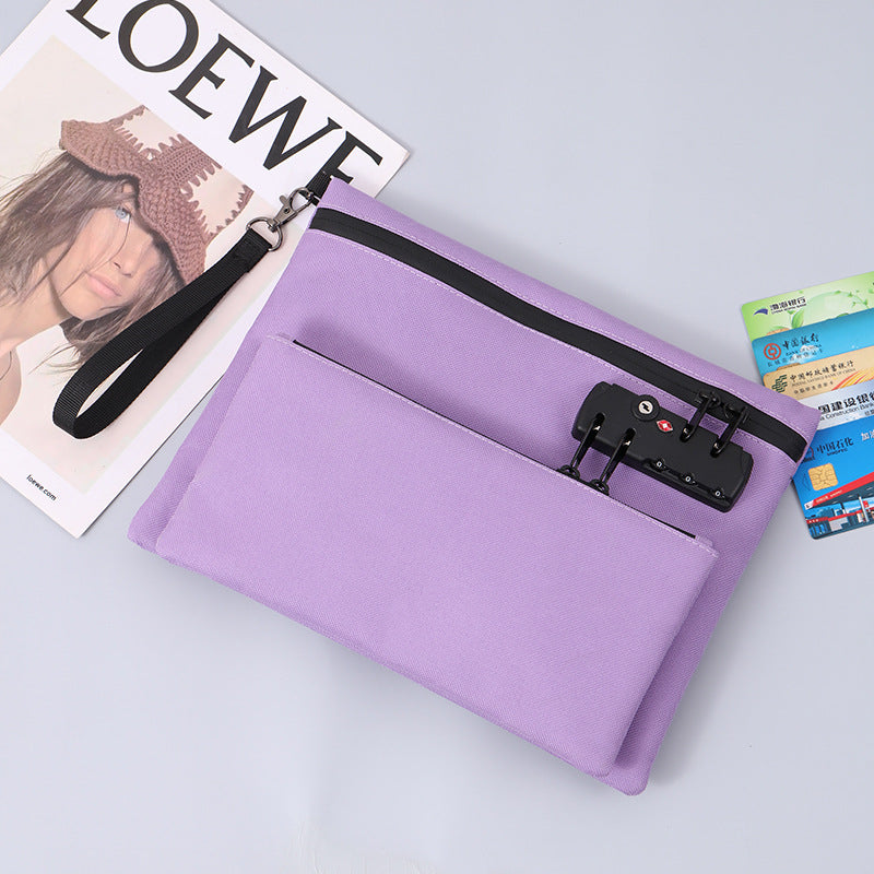 🌞Summer Sale 50% OFF🔥Double Layer Money Bag With Lock