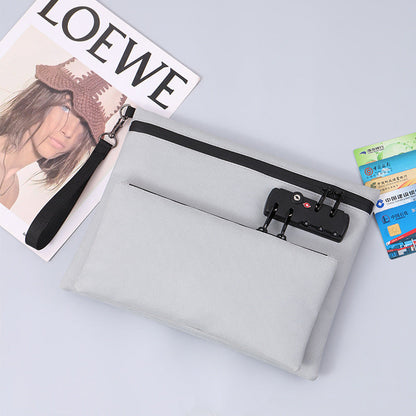🌞Summer Sale 50% OFF🔥Double Layer Money Bag With Lock