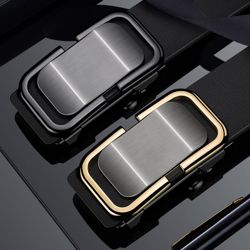 Popular Automatic Buckle Men's Leather Belt
