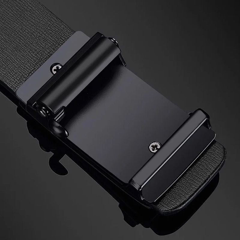 Popular Automatic Buckle Men's Leather Belt