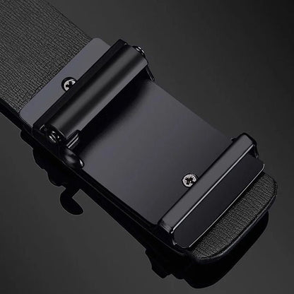 Popular Automatic Buckle Men's Leather Belt