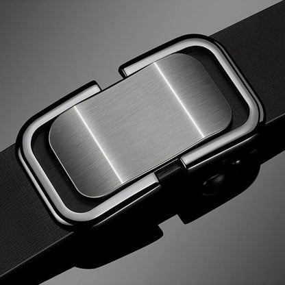 Popular Automatic Buckle Men's Leather Belt