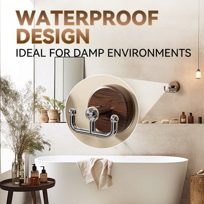 ✨Buy 1 Get 2 Free✨Multi-Functional Wood Grain Suction Cup Hook