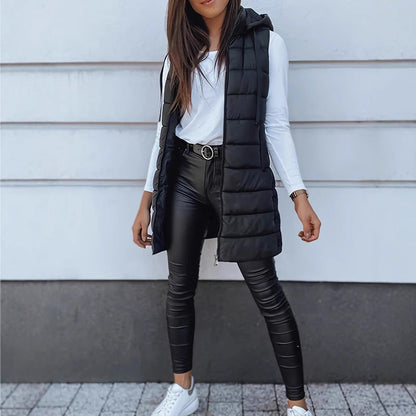 🥇2025 Fashion Sales Champion💥Women’s Zip-Up Long Puffer Vest
