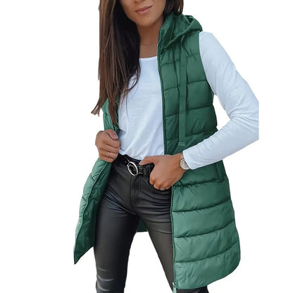 🥇2025 Fashion Sales Champion💥Women’s Zip-Up Long Puffer Vest